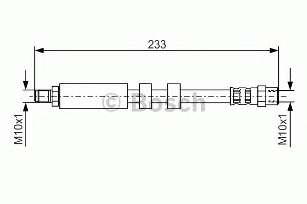Шланг тормозной BOSCH 1 987 476 418