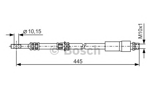 1 987 476 455 BOSCH Шланг тормозной