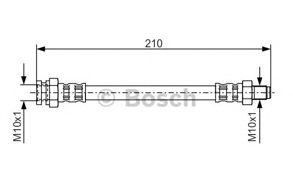 Шланг тормозной BOSCH 1 987 476 502