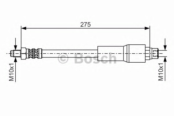 1987476649 BOSCH Шланг тормозной