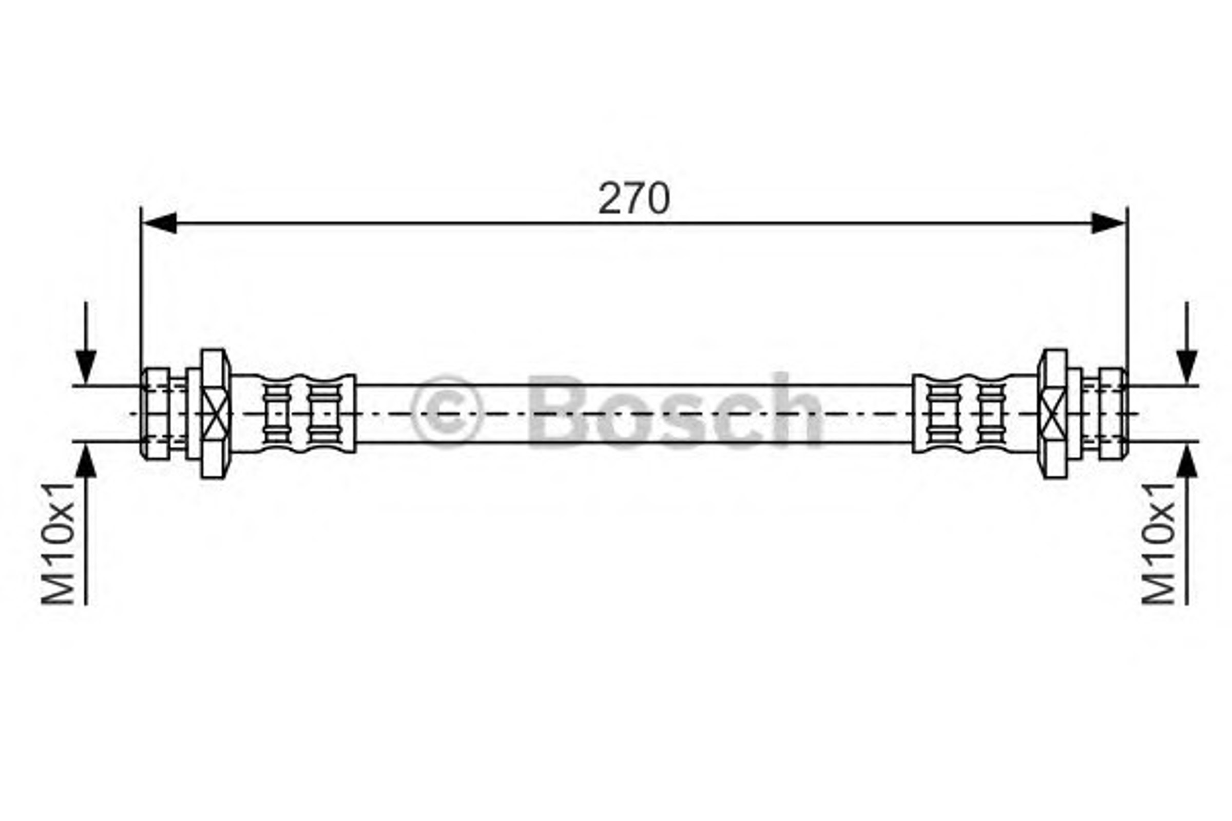 Тормозные трубки BOSCH 1987476737