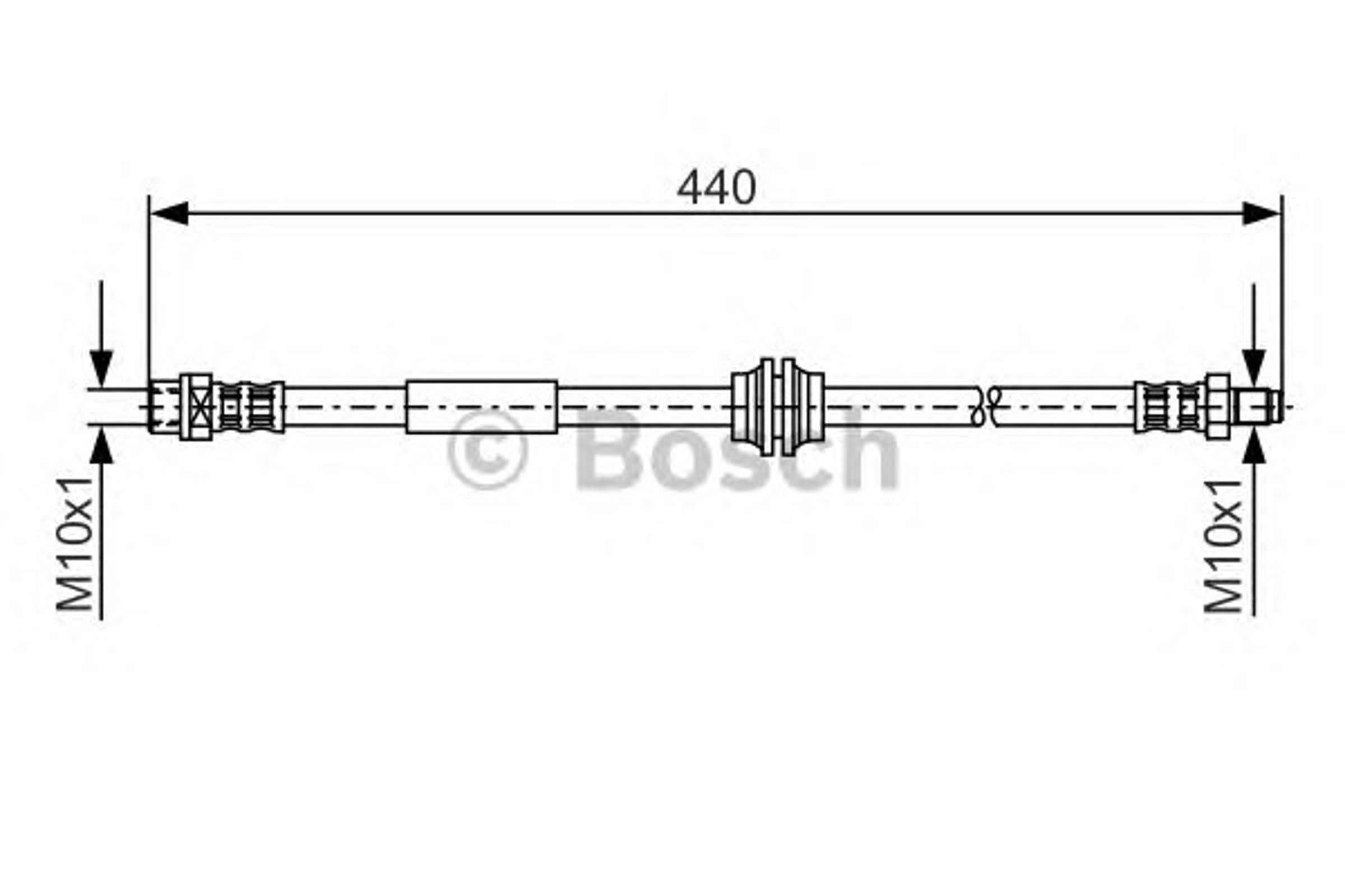 Тормозные трубки BOSCH 1987476808