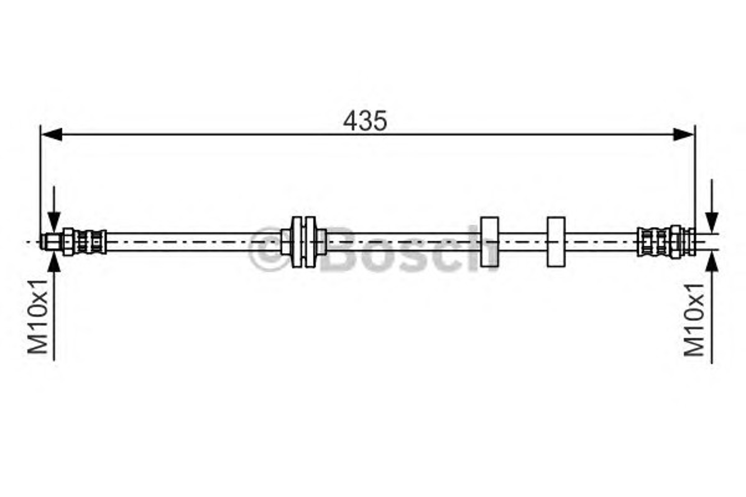 Тормозные трубки BOSCH 1987476878