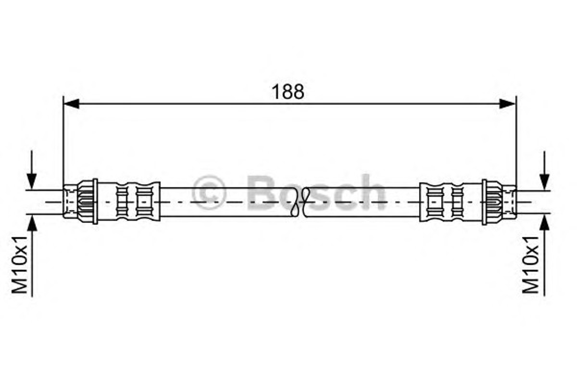 Тормозные трубки BOSCH 1987476917