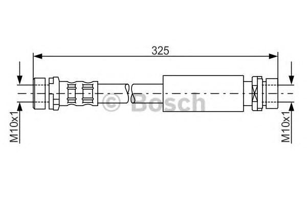 1987476994 BOSCH Шланг тормозной