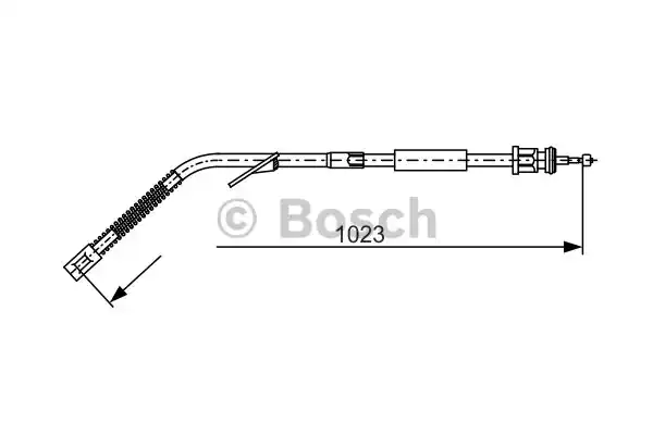 1987477125 BOSCH Трос стояночного тормоза