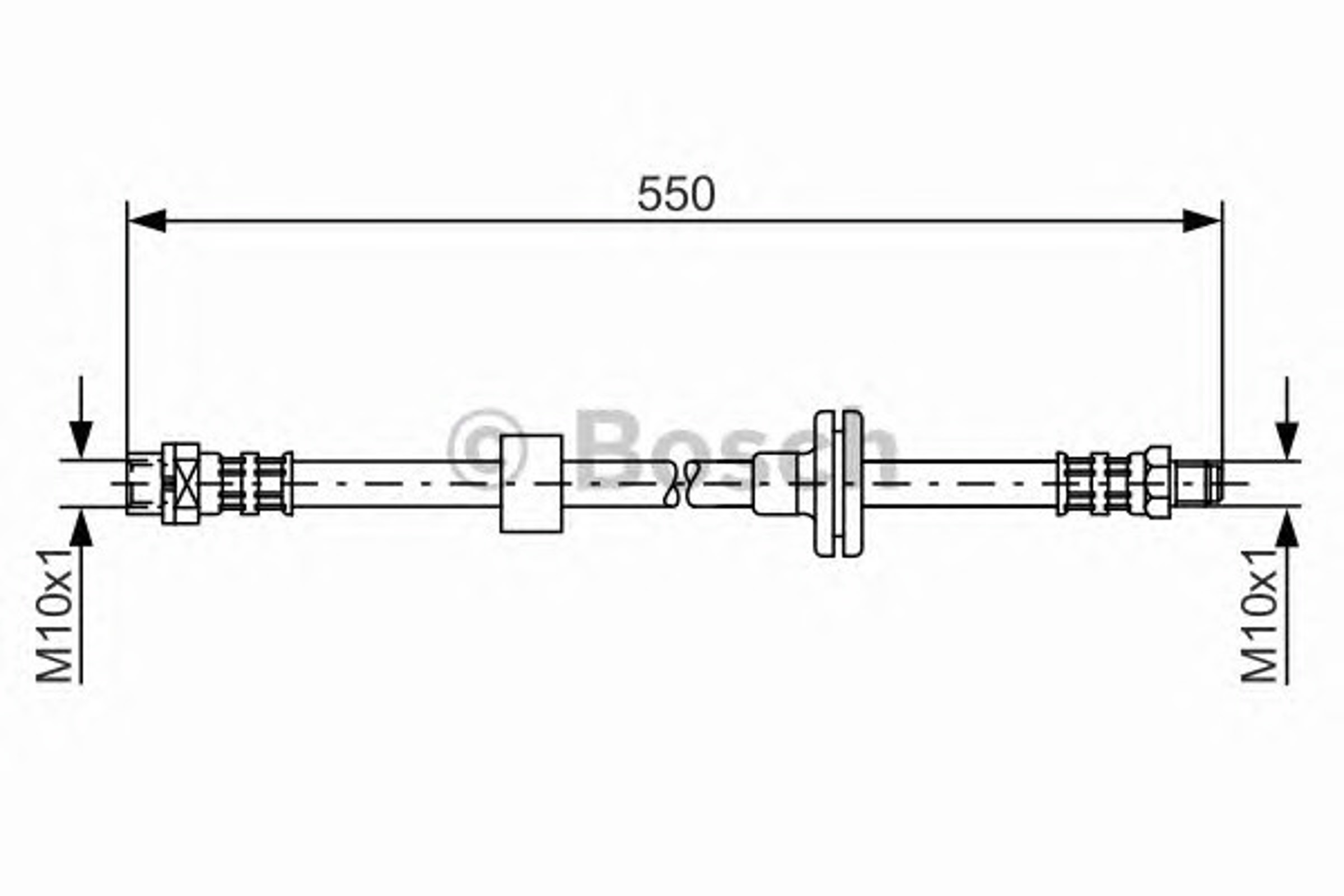 Тормозные трубки BOSCH 1987481056