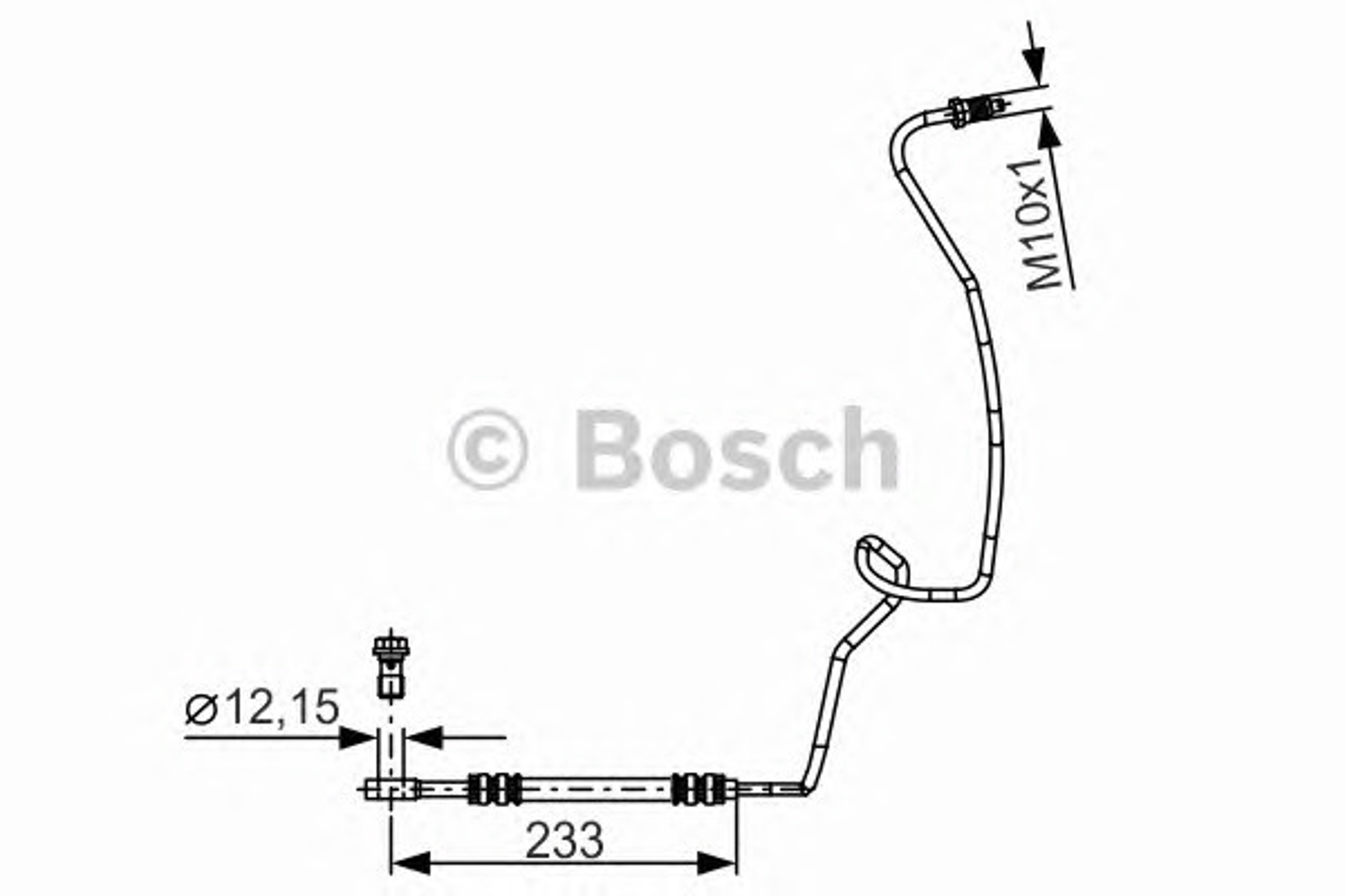 Тормозные трубки BOSCH 1987481338