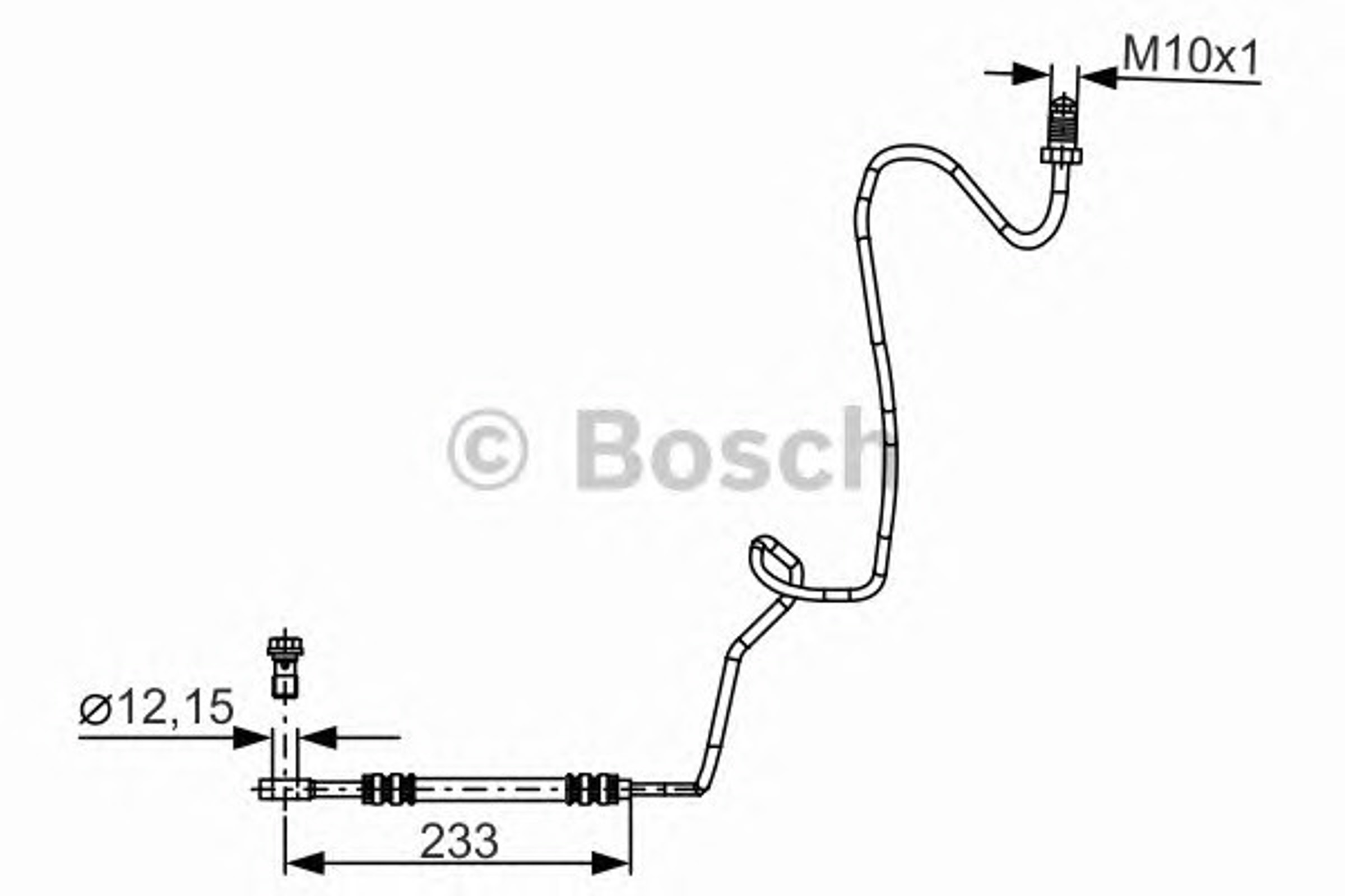 Тормозные трубки BOSCH 1987481339