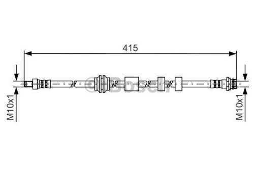 1987481425 BOSCH Тормозной шланг