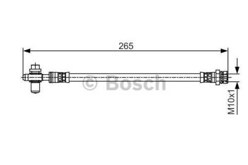 Тормозной шланг BOSCH 1987481518