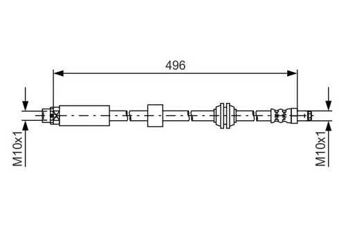 Тормозные трубки BOSCH 1987481590