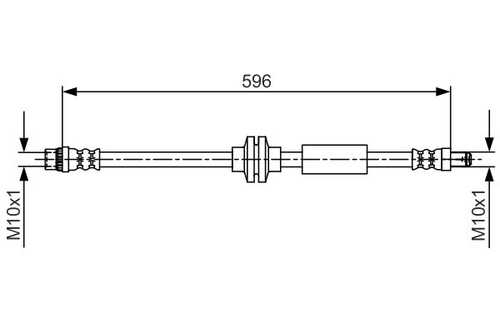 Тормозные трубки BOSCH 1987481708