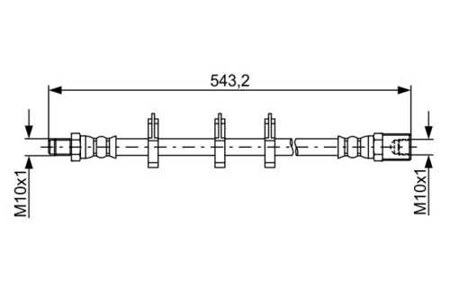 Тормозные трубки BOSCH 1987481848