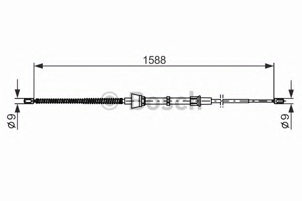 Тормозной трос BOSCH 1987482266