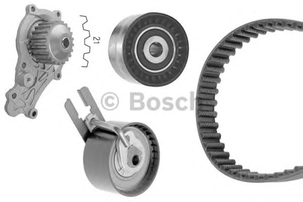 1987948717 BOSCH Комплект ремня ГРМ