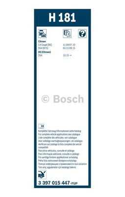 3 397 015 447 BOSCH Щетка стеклоочистителя