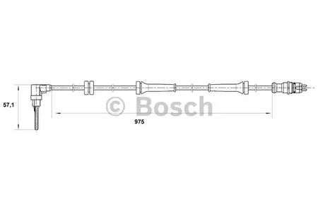 Фото 5 0 265 007 069 BOSCH Датчик, частота вращения колеса