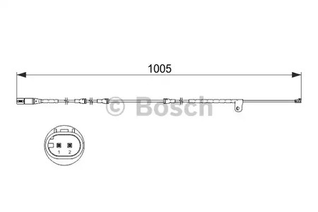 Датчик износа тормозных колодок BOSCH 1 987 473 521