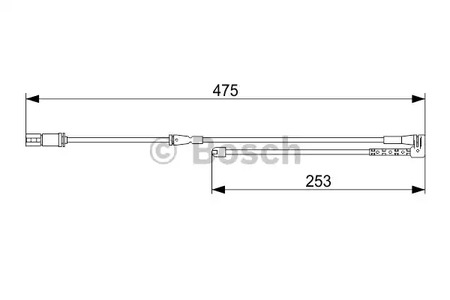 Датчик износа тормозных колодок BOSCH 1 987 473 548