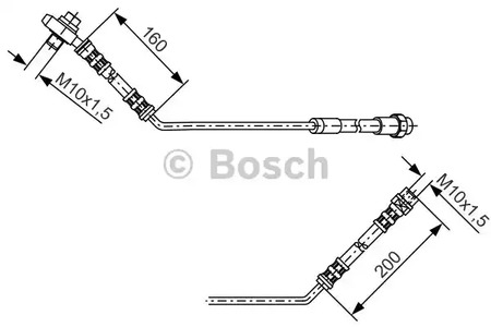 Шланг тормозной BOSCH 1 987 476 054