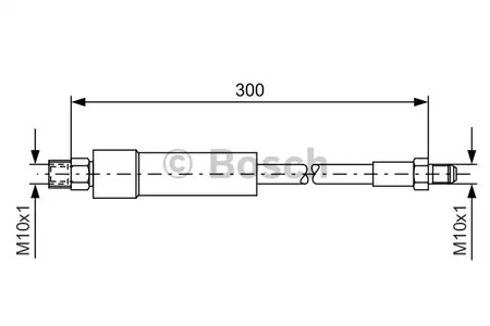 1 987 476 074 BOSCH Шланг тормозной