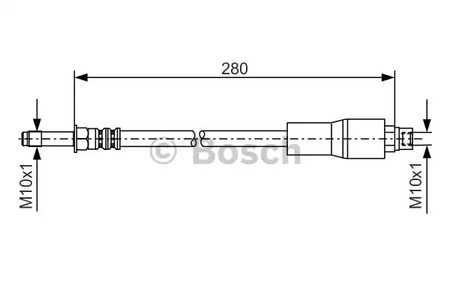 1 987 476 173 BOSCH Шланг тормозной