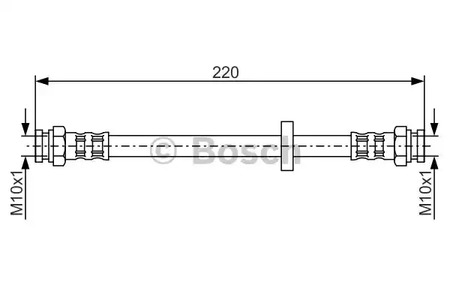 Шланг тормозной BOSCH 1 987 476 633