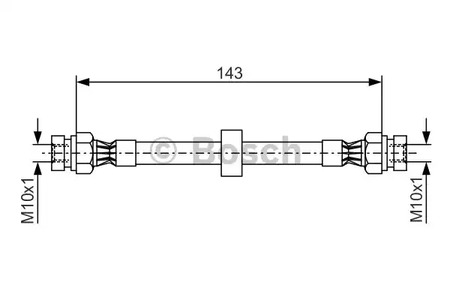 1 987 476 697 BOSCH Шланг тормозной