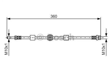 1 987 476 713 BOSCH Шланг тормозной