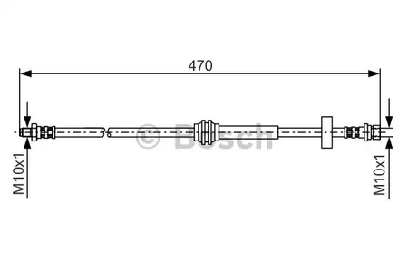 Шланг тормозной BOSCH 1 987 476 885