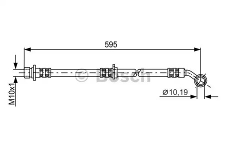 Шланг тормозной BOSCH 1 987 481 027