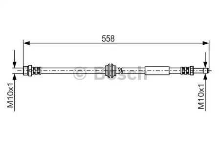 1 987 481 182 BOSCH Шланг тормозной