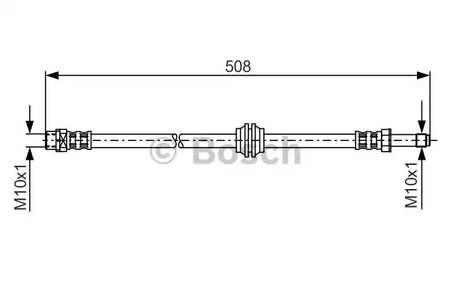 Шланг тормозной BOSCH 1 987 481 331