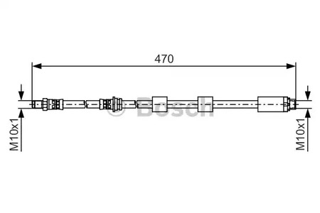 1 987 481 481 BOSCH Шланг тормозной