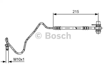 Шланг тормозной BOSCH 1 987 481 533