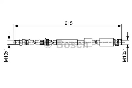 Шланг тормозной BOSCH 1 987 481 615