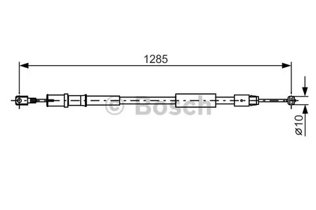 1 987 482 026 BOSCH Трос стояночного тормоза