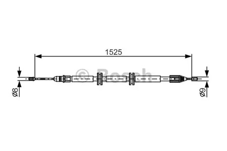 Трос стояночного тормоза BOSCH 1 987 482 142