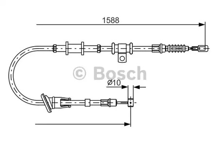 1 987 482 245 BOSCH Трос стояночного тормоза