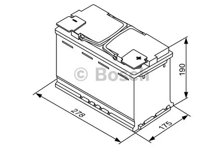 Фото 5 0 092 S5A 080 BOSCH Аккумулятор