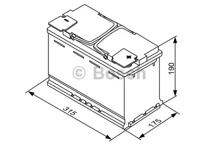 Фото 5 0 092 S5A 110 BOSCH Аккумулятор