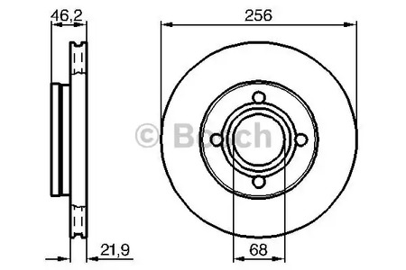 Тормозные диски BOSCH 0 986 478 018