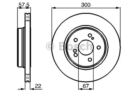 Тормозной диск BOSCH 0 986 478 793