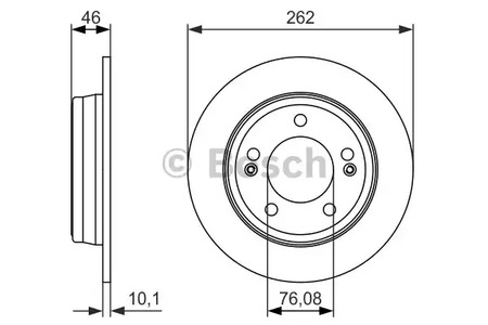 0 986 479 052 BOSCH Тормозные диски