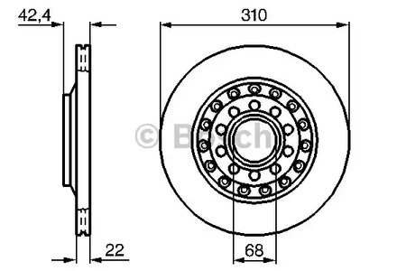 0 986 479 062 BOSCH Тормозные диски