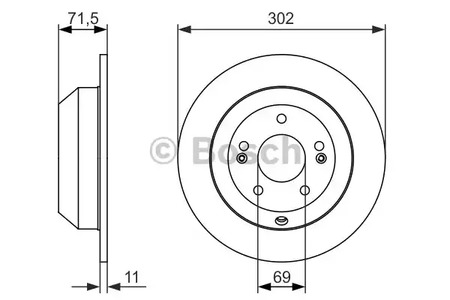 0 986 479 081 BOSCH Тормозные диски