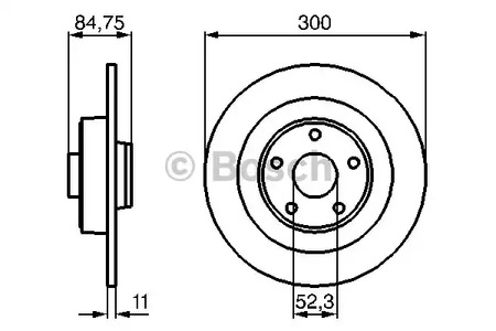 0 986 479 083 BOSCH Тормозные диски