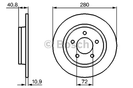 0 986 479 181 BOSCH Тормозные диски