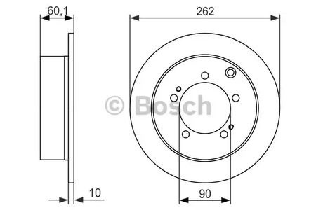 0 986 479 603 BOSCH Тормозные диски